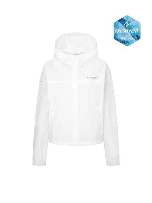 Женская ветровка колор-блок Freshvent (WHITE)