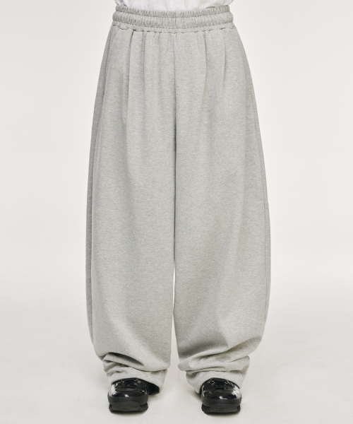 Double-Tuck Wide Training Pants [2COLORS] thumbnail 2