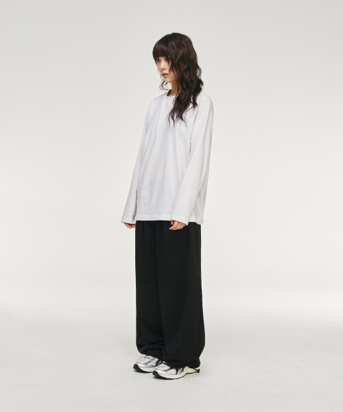Double-Tuck Wide Training Pants [2COLORS] thumbnail 13