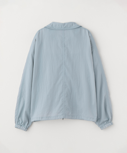 SHIRRING POCKET WINDBREAKER_SKY BLUE