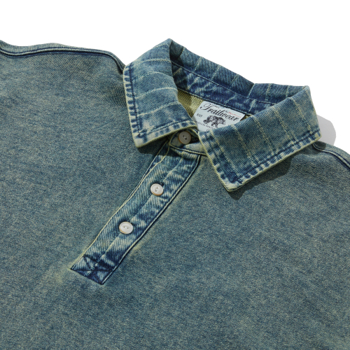 [TRAILWEAR] Регби-рубашка Faded Indigo Indigo_FR1KT81U