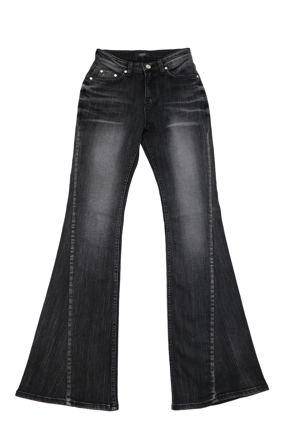 시너진(SYNERJYN) SLUB CAT WASHING DENIM PANTS BLACK - 사이즈