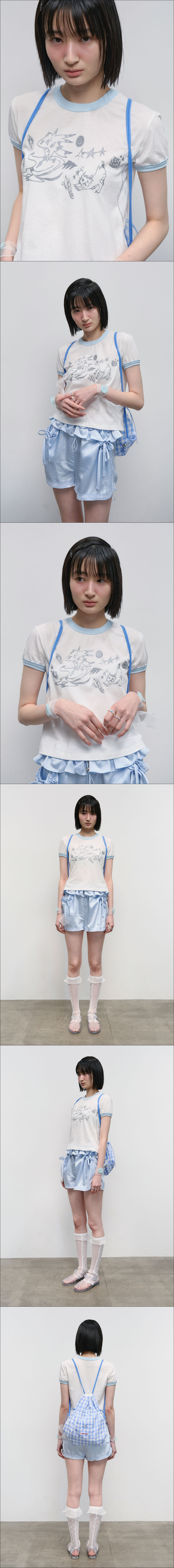 TYPESERVICE ♥ Glittered CareFree Top / 追跡付 MUSINSA公式 | TYPESERVICE Glittered CareFree Top [White]