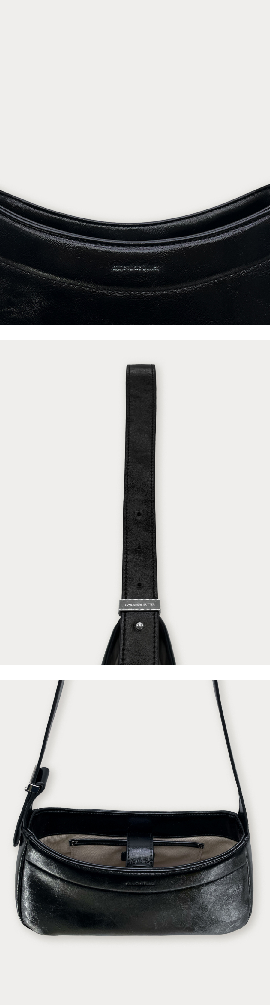 韓国ファッション【SOMEWHERE BUTTER.】Dear Shoulder Bag MUSINSA公式 | SOMEWHEREBUTTER Dear Shoulder Bag - 3Color