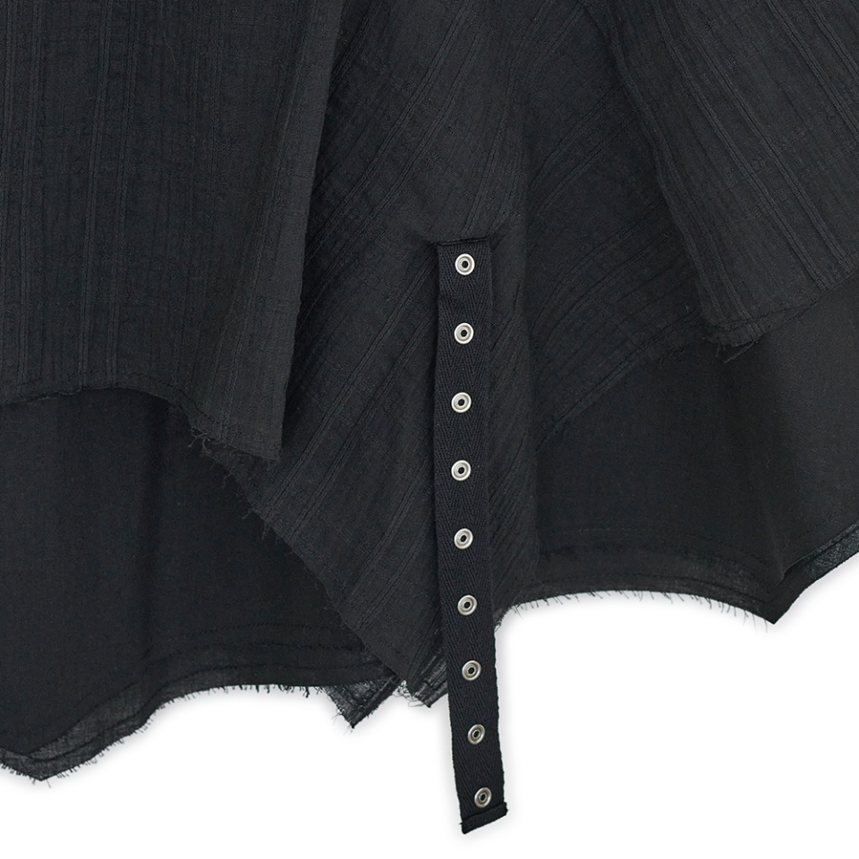 MUSINSA | HUG YOUR SKIN Strappy Layered Midi Skirt (Black) MUSINSA | HUG YOUR SKIN Strappy Layered Midi Skirt (Black)