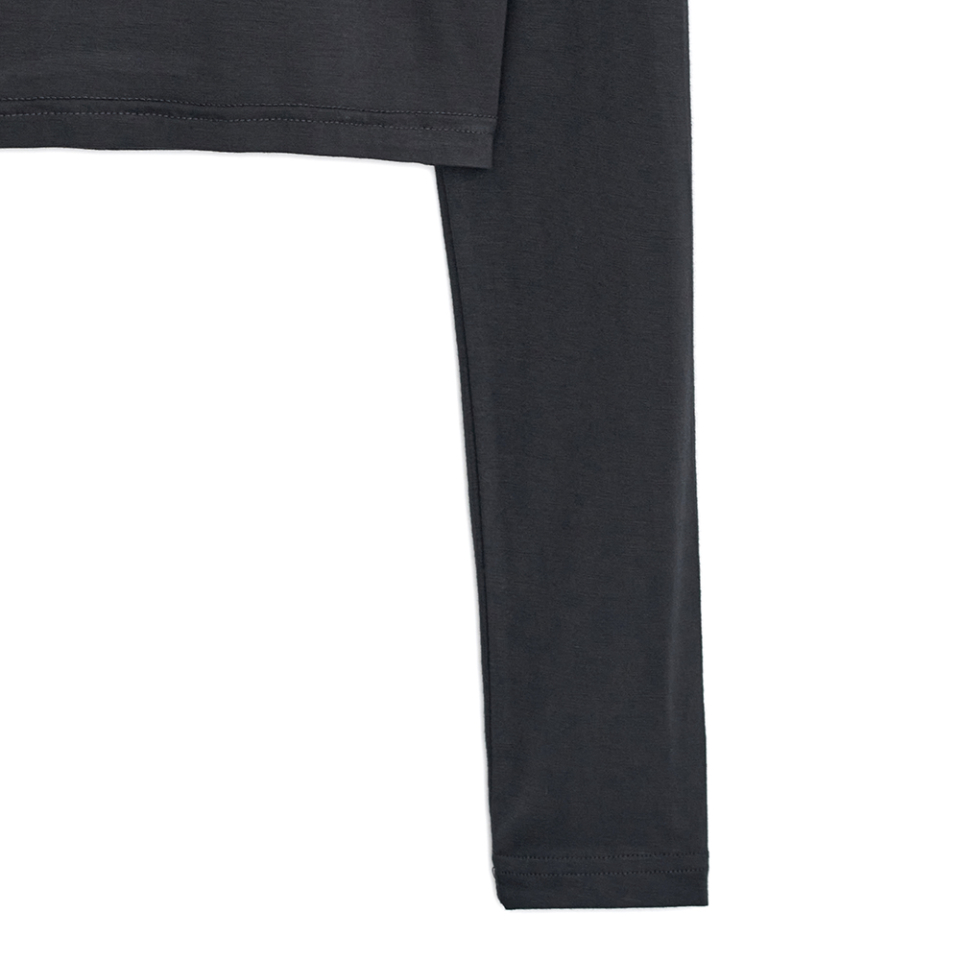 【HUGYOURSKIN】Ornament Print Top in Charcoal MUSINSA | HUG YOUR SKIN Ornament Print Top (Charcoal)
