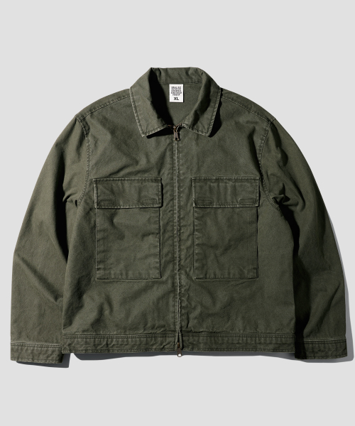 Рабочая куртка из оксфордского хлопка Moss Green SMOT4684