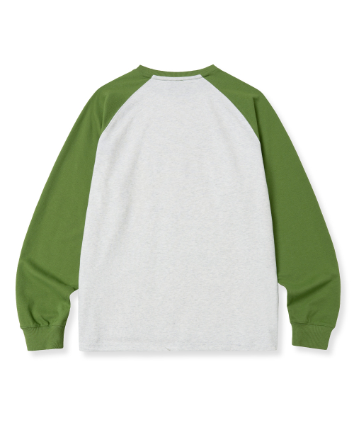 ROOTS RAGLAN длинныйSLEEVE - ASH