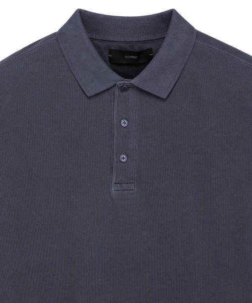 Футболка-поло Garment Dye Dark Navy IETS5E413N3