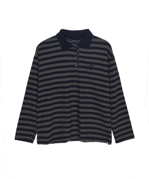SIGNATURE LOGO STRIPE PK SLEEVE_NAVY