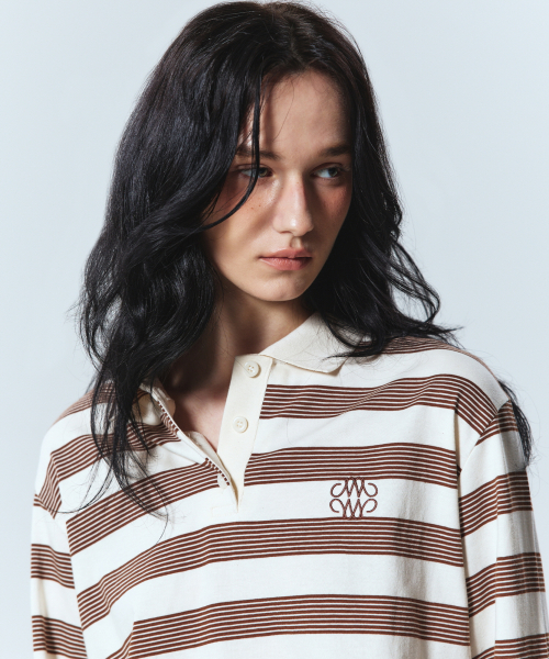 CLASSIC STRIPE PK длинный SLEEVE_BEIGE