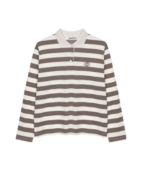 CLASSIC STRIPE PK длинный SLEEVE_BEIGE