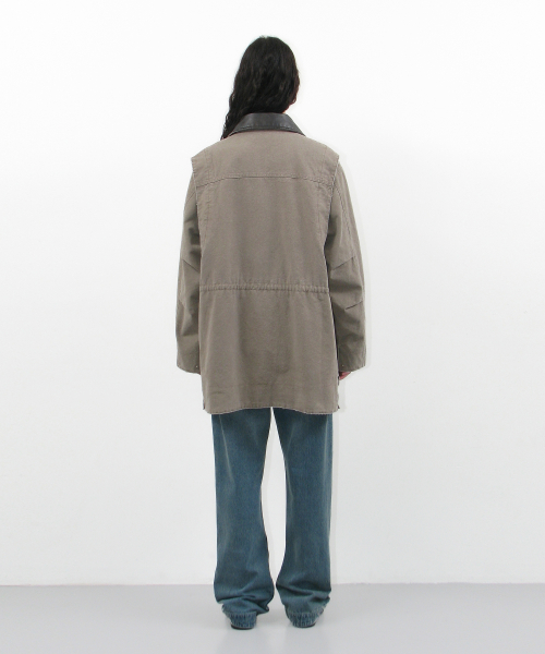 Куртка чоре с потертостями Khaki Beige