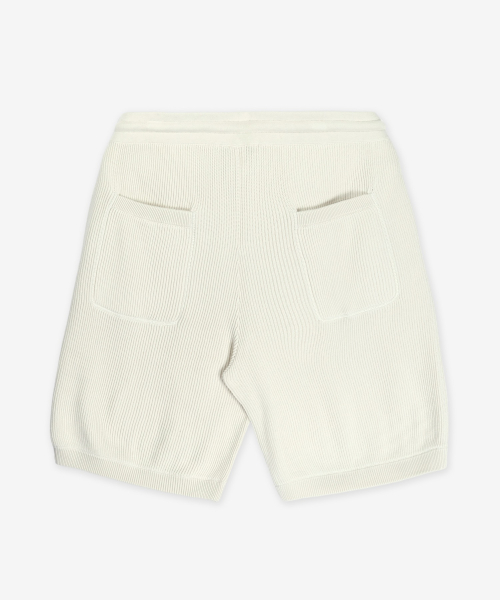 Рифленые шорты - Beige / M29200439GC2832