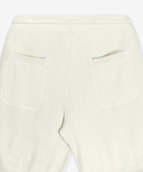 Рифленые шорты - Beige / M29200439GC2832