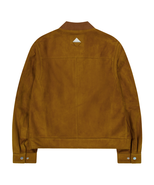 SUEDE MA-1 куртка (COGNAC / GOATSKIN)
