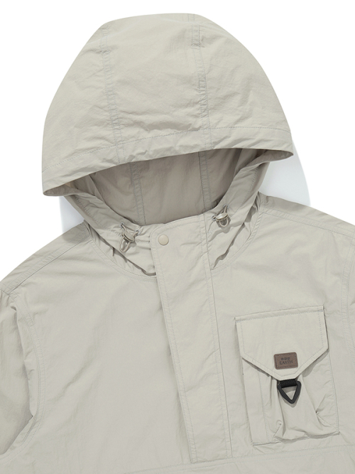 [Lucas] Hoodie анорак — Beige