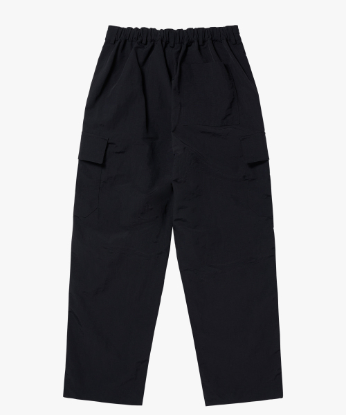 ESSENTIAL RIPSTOP CARGO PANTS-BLACK