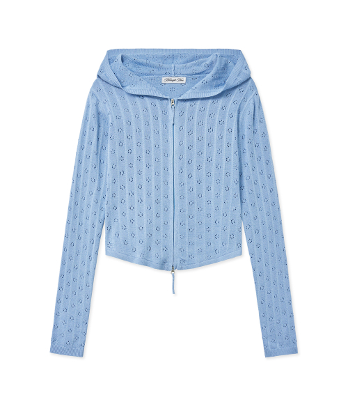 fl hood cardigan (sky blue)