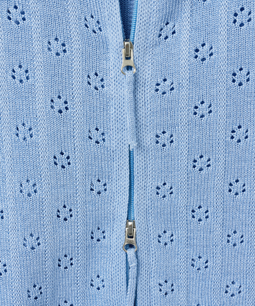 fl hood cardigan (sky blue)