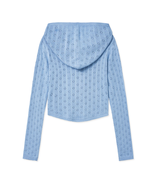 fl hood cardigan (sky blue)