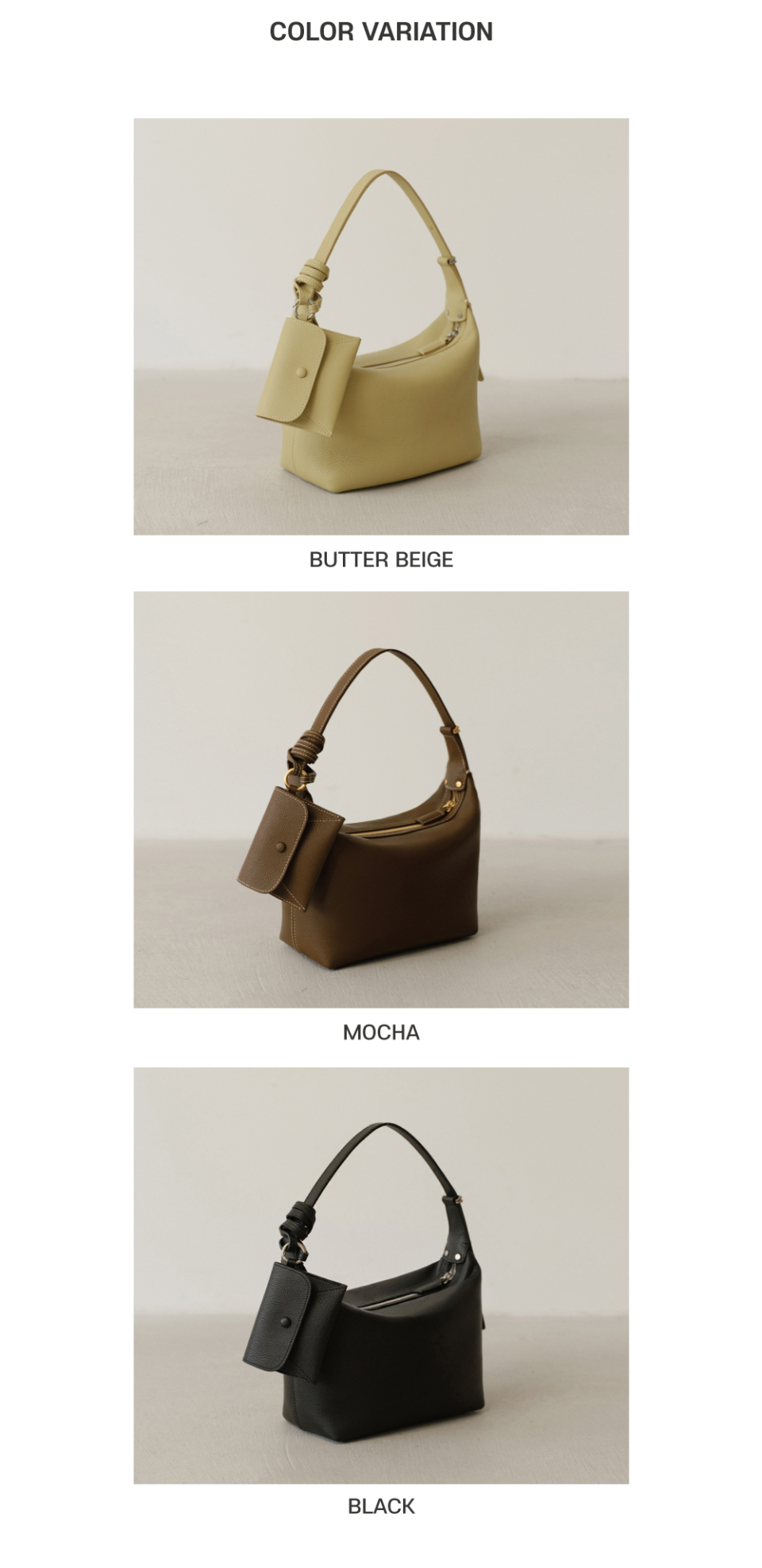 ■DE MERIEL■ Veneta Volume Bag Mocha VENETA MUSINSA | DEMERIEL Veneta Volume Bag Mocha