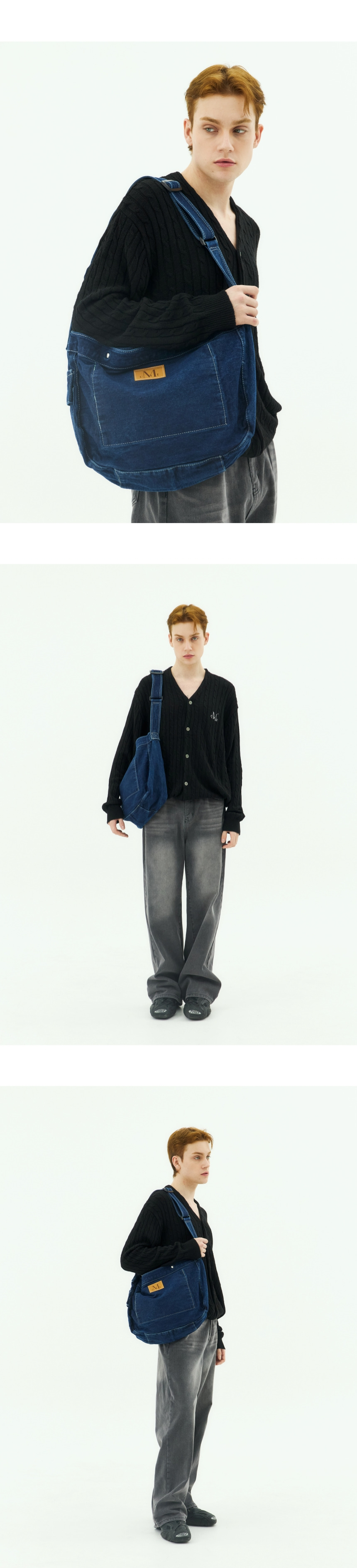 ショルダーバッグ・ポシェット ^MUCENT^ Eloi Denim Shoulder Bag Unisex P00000NN MUSINSA | MUCENT Eloi Denim Shoulder Bag (Unisex)