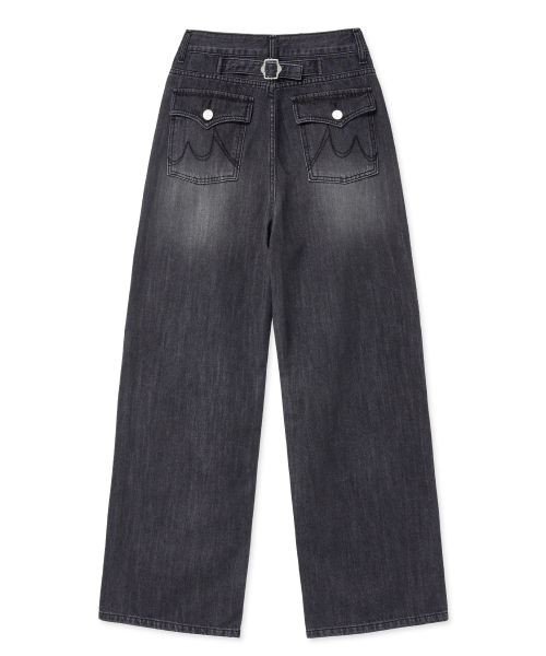 back pk pants (black)