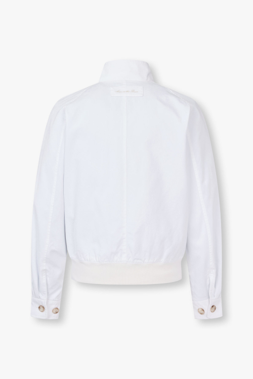 Куртка из вареного хлопка с рукавом реглан White 4715109005