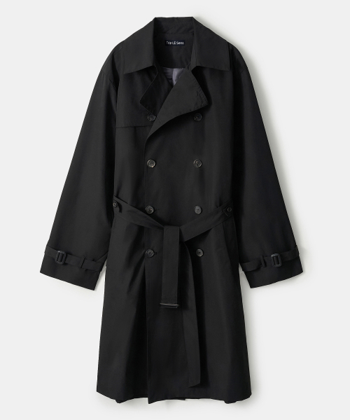 Длинный тренч оверсайз, Black