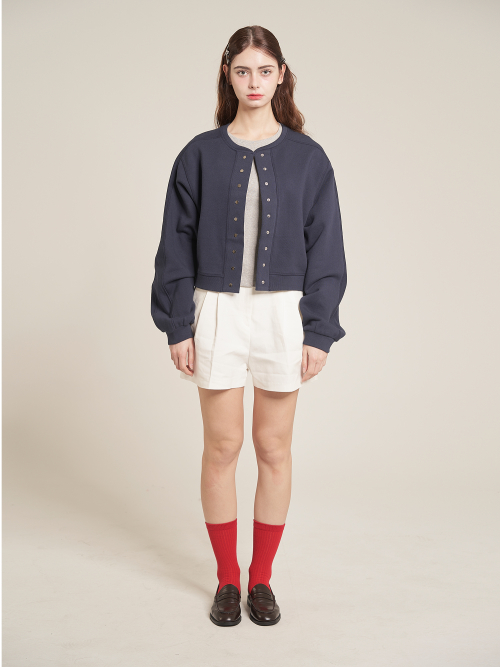 Хлопковый блузон - Navy