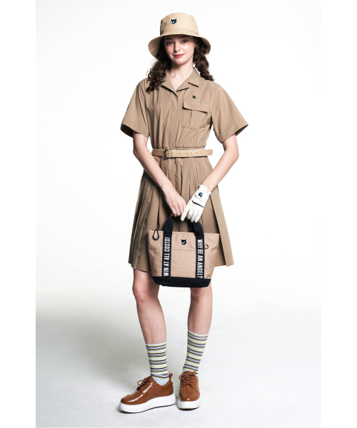 Women Collar Half-sleeve Dress_WWUAS25108BEX
