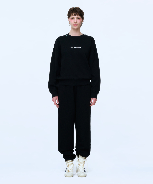 Спортивные штаны с базовым лого - Black