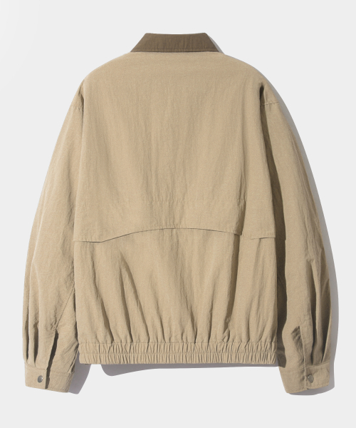 2WAY NYLON DETROIT WIND JACKET_BEIGE