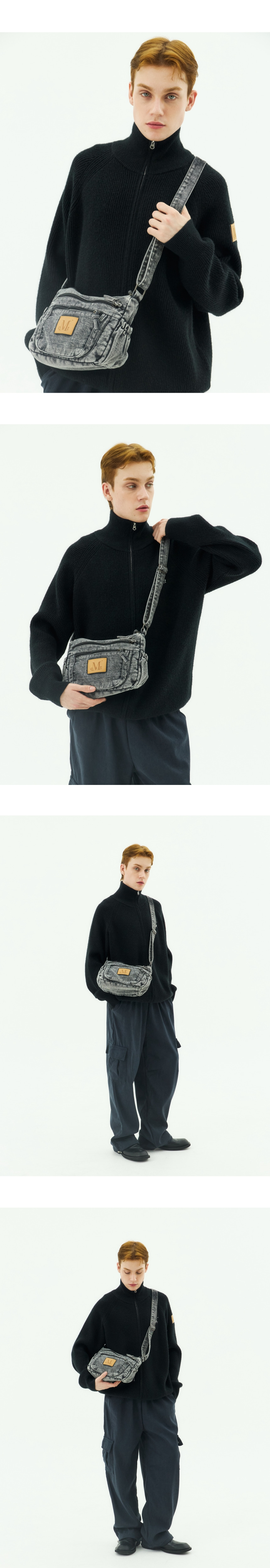 ショルダーバッグ・ポシェット ^MUCENT^ Stone Washed Denim Crossbody Bag Unisex 2 Colors P0 MUSINSA | MUCENT Stone Washed Denim Crossbody Bag Unisex (2
