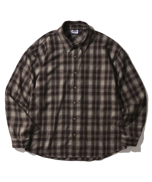 Клетчатая рубашка Naive Brown ISLS9190