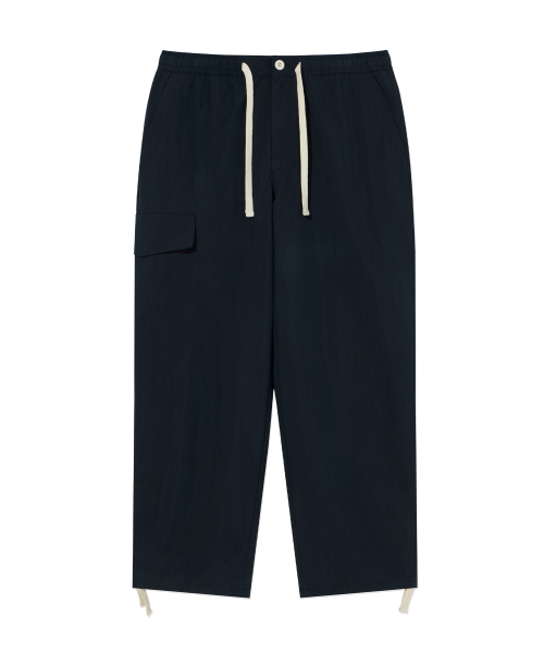 Свободные карго-брюки на завязках Dark Navy