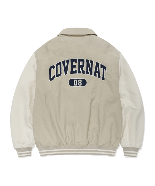 Куртка varsity с воротником и логотипом C Beige