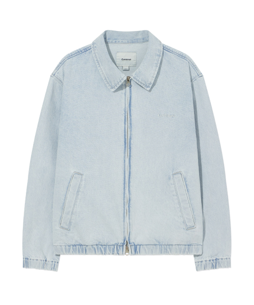 DENIM ZIP-UP JACKET