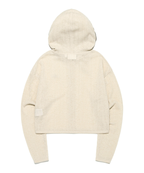 Женский летний кардиган с капюшоном Beige