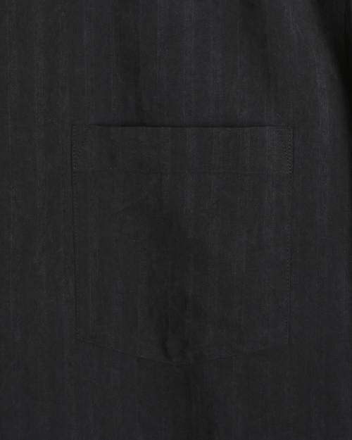 RELAXED STRIPE SHIRT BLACK