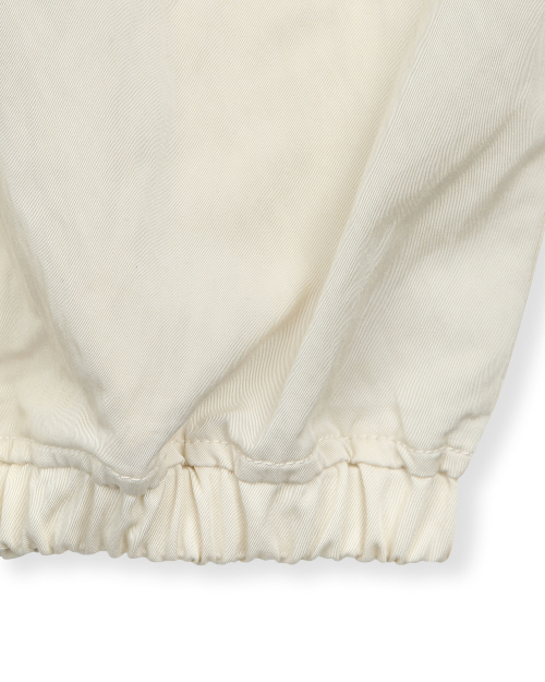 LAYERED HOODED ZIP UP JUMPER IVORY