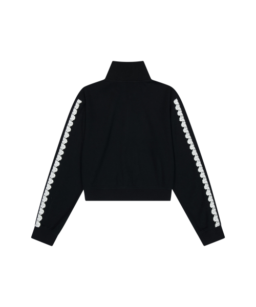 Laced Track Jacket (Black)