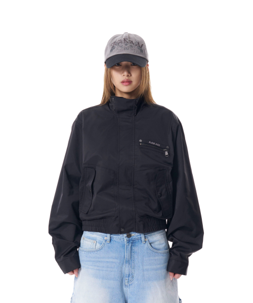 ジャケット・アウター AAKAM High-Neck Button Jacket (Black) MUSINSA公式 | AAKAM High-Neck Button Jacket (Black)