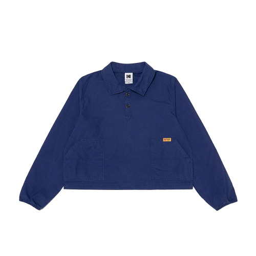 Женский анорак с воротником Mailer Garment Washing BLUE