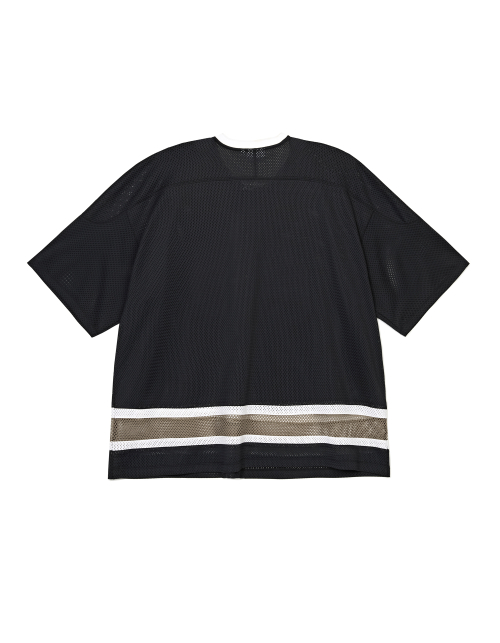 Mesh Football Jersey - Black