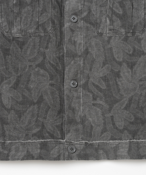 Рубашка-куртка из смесовой ткани (Charcoal Grey)