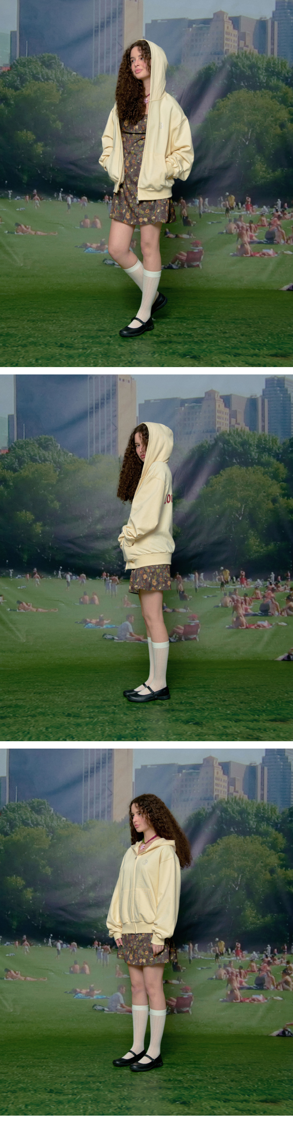 루루서울(LOULOUSEOUL) Urban Dream Mini Dress (Brown