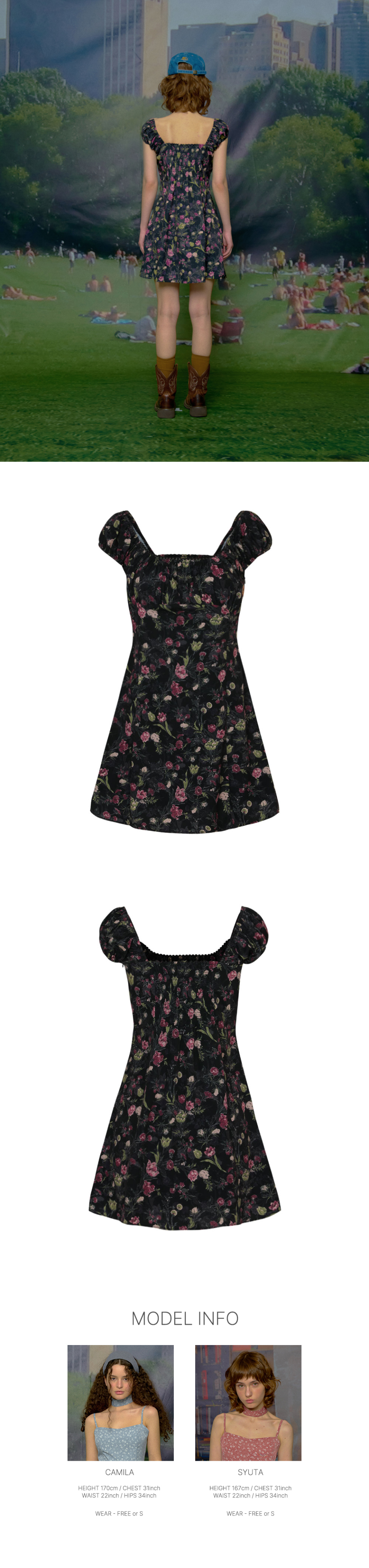 루루서울(LOULOUSEOUL) Urban Dream Mini Dress (Black