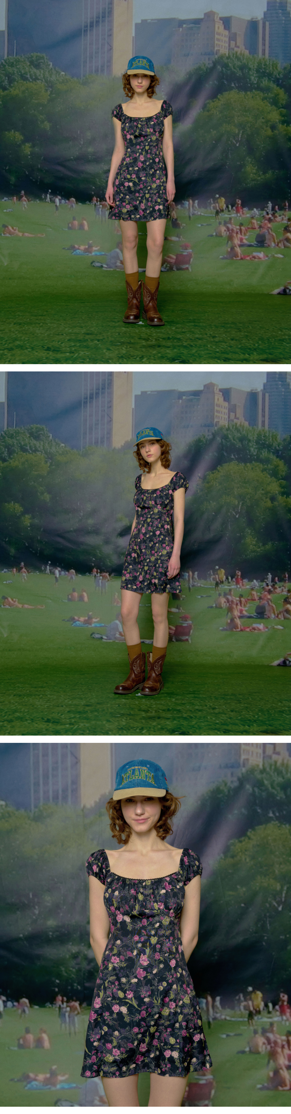 루루서울(LOULOUSEOUL) Urban Dream Mini Dress (Black